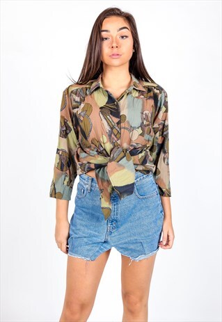 VINTAGE PATTERN SHIRT S1222