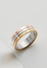 Trio Colour Affirmation Spinner Ring