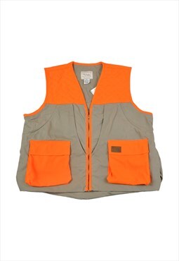 Vintage Walls Workwear Vest Jacket Tan/Orange XXL