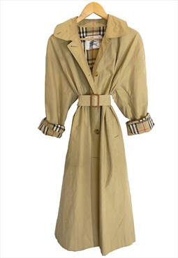 Unisex vintage Burberry trench coat size S