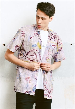 VINTAGE 90S PATTERNED SHIRT