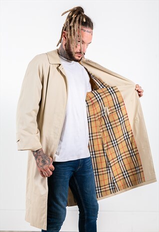 VINTAGE 80S ORIGINAL BURBERRY TRENCH / S7627