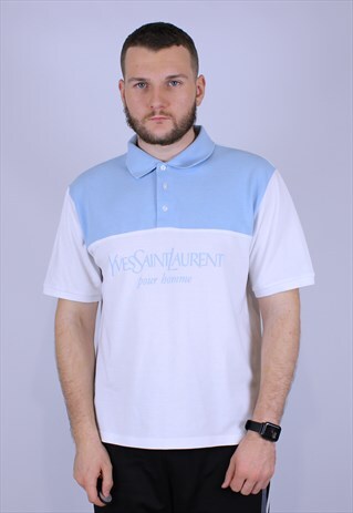 YVES SAINT LAURENT POLO SHIRT MEN RARE