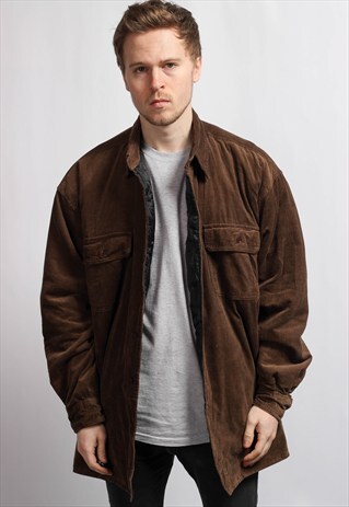VINTAGE QUILTED CORDUROY SHIRT