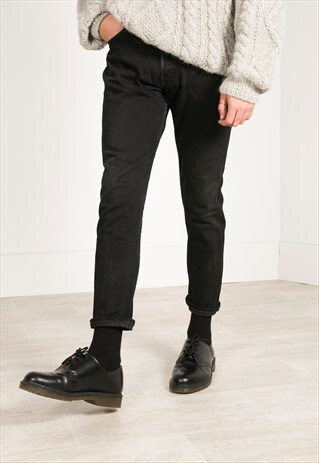 VINTAGE 80S LEVI'S 501 SLIM FIT /AVELINASREWORKS / C900