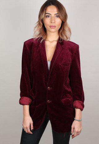 VINTAGE VELVET BLAZER ASM1842