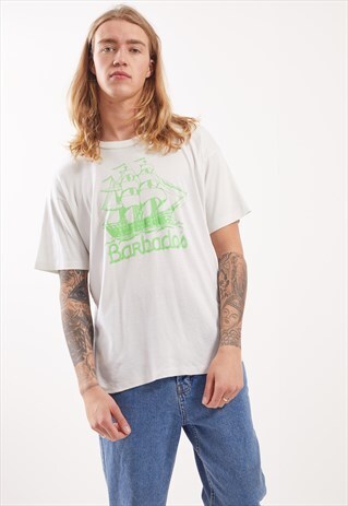 VINTAGE BARBADOS GRAPHIC T-SHIRT