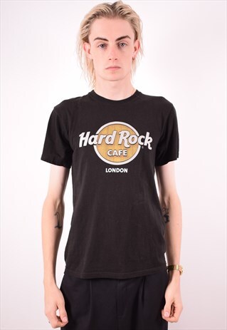 HARD ROCK CAFE MENS VINTAGE LONDON T-SHIRT TOP SMALL 90S