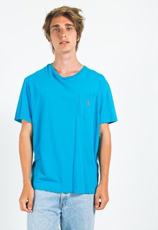 VINTAGE 80S POLO RALPH LAUREN SPORT T-SHIRT / S4844