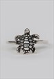 TURTLE RING WOMEN STERLING SILVER RING