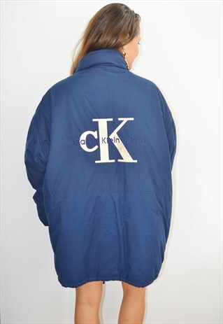 90S CALVIN KLEIN VINTAGE BIG LOGO JACKET