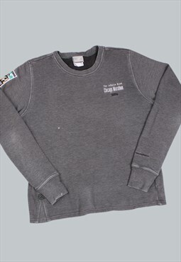 Vintage 90's Sweatshirt Grey Chicago Marathon Jumper Small