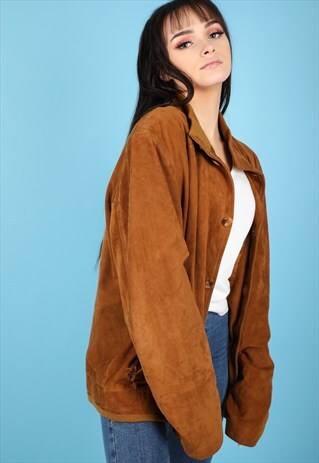 VINTAGE VERA PELLE SUEDE JACKET NJ389