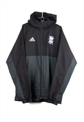 VINTAGE ADIDAS TRACK JACKET BIRMINGHAM CITY FOOTBALL Y BLACK