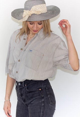 VINTAGE 90'S OVERSIZED LEE UTILITY BOYFRIEND SHIRT