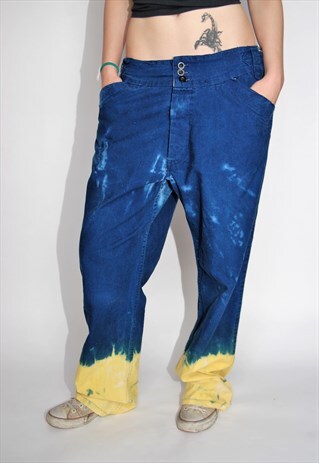 VINTAGE DIPPED DYED FESTIVAL TROUSERS
