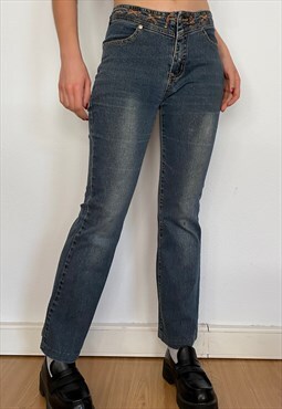 Y2K Vintage Deadstock Lace up Jeans 