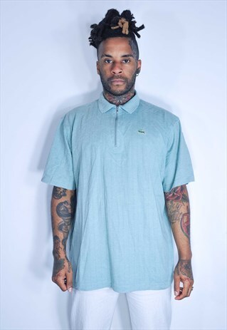 LACOSTE VINTAGE POLO NECK T SHIRT
