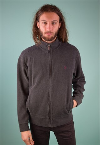 VINTAGE 90'S RALPH LAUREN ZIP UP JUMPER