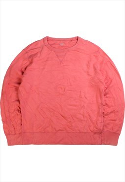 Vintage  Uniqlo Sweatshirt Plain Heavyweight Crewneck Pink