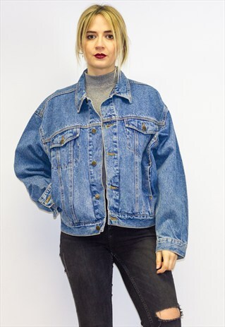 VINTAGE OVERSIZED STONEWASH JACKET