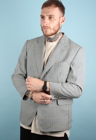 VINTAGE BURBERRY TWEED BLAZER ASM1347