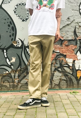 VINTAGE BEIGE DICKIES TROUSERS