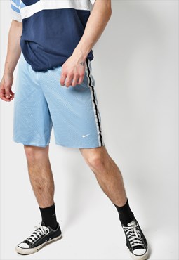 Nike basketball shorts for men in pastel blue 90s vintage 