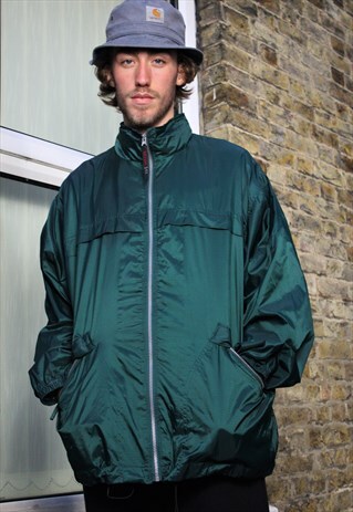 RETRO / 90'S / GREEN WINDBREAKER