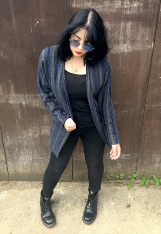 VINTAGE STRIPED BLAZER