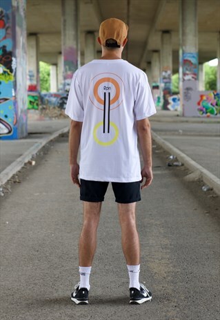OVERSIZED SHORT SLEEVED T-SHIRT IN WHITE