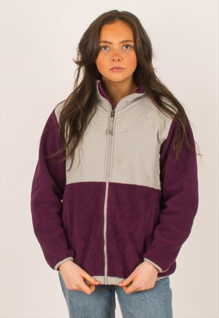 VINTAGE PURPLE THE NORTH FACE DENALI FLEECE XL 8
