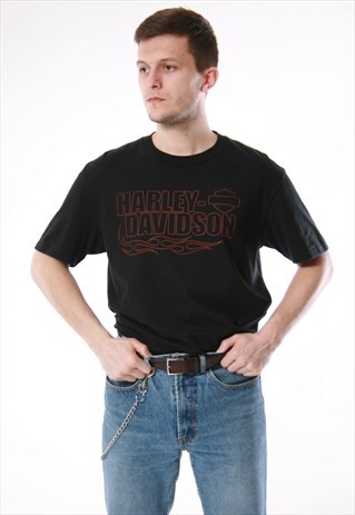 90S VINTAGE HARLEY DAVIDSON RARE OLDSCHOOL T-SHIRT 13559