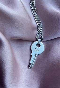 Authentic Christian Dior CD Key - Upcylced Necklace