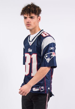 NFL JERSEY SHIRT NEW ENGLAND PATRIOTS MOSS