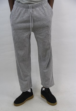 VINTAGE KAPPA GREY 90'S TRACKSUIT BOTTOMS
