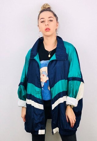 VINTAGE OVERSIZED SHELL JACKET