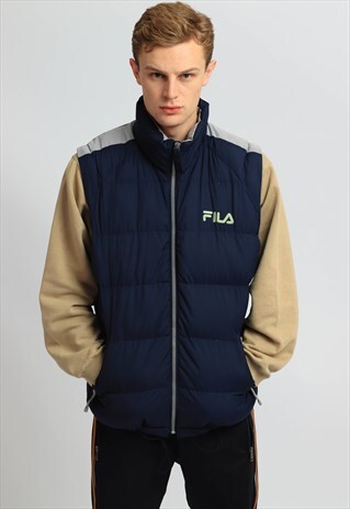 VINTAGE FILA PUFFER GILET