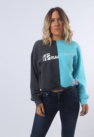 CROPPED SWEATSHIRT JUMPER OVERSIZED BICH REBORN HYBRID (FVDD