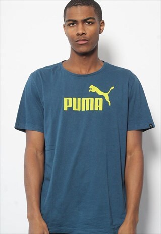 VINTAGE PUMA BIG LOGO T-SHIRT RED