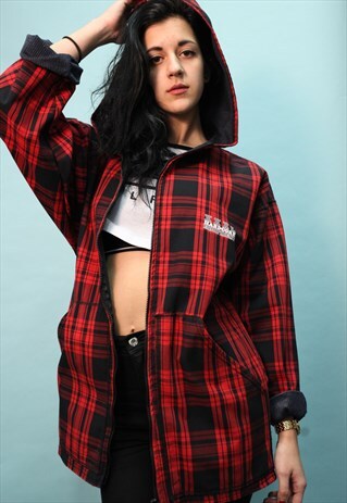 VINTAGE 90'S GRUNGE CHECKED JACKET