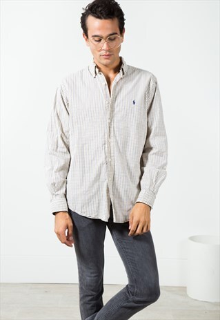 VINTAGE POLO RALPH LAUREN SHIRT / S5459