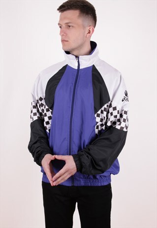 90S VINTAGE ASICS SHELL JACKET AA10497