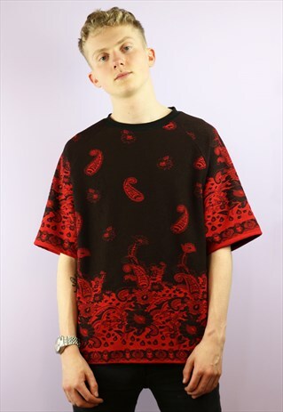 PAISLEY SHORT SLEEVED TOP