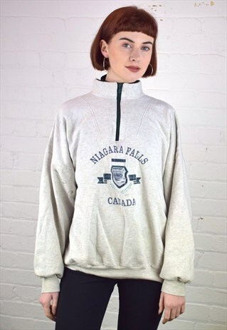 VINTAGE 90'S 1/4 ZIP SWEATSHIRT