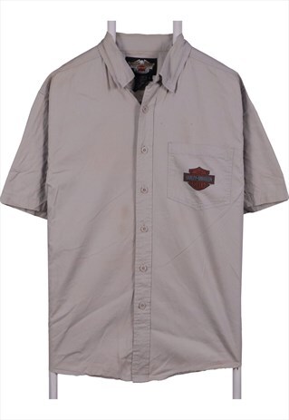 Vintage 90's Harley Davidson Shirt Short Sleeve Button Up