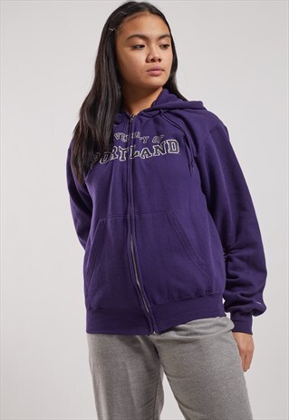 VINTAGE CHAMPION UNIVERSITY OF PORTLAND ZIP-UP HOODIE