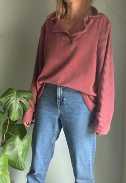 Vintage Pink Fleece Jumper