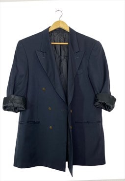 Yves Saint Laurent vintage navy blue blazer jacket unisex