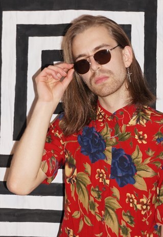 VINTAGE 90'S / Y2K BRONZE AND TORTOISESHELL SUNGLASSES